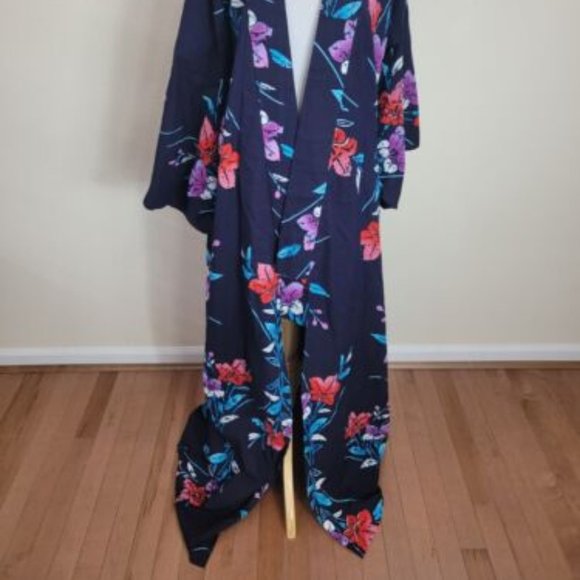 Floral Women's Robe - Multicolor - Picture 2 of 6